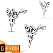 Fairy Silver Stud Earrings, ep283